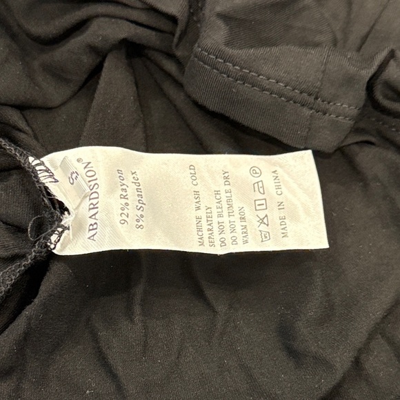 Small Black Stretchy Long Sleeve Women's Top - Picture 6 of 6